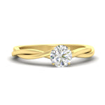 Load image into Gallery viewer, round-cut-braided-shank-solitaire-engagement-ring-in-yellow-gold-fdens8252rorsleep-nl-yg.jpg?v=1767084755