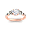 Load image into Gallery viewer, round-cut-celtic-black-diamond-two-tone-engagement-ring-in-rose-gold-fdens2255rorgblackangle5-nl-rg.jpg