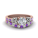 Load image into Gallery viewer, round-cut-celtic-diamond-wedding-ring-set-with-violac-topaz-in-14K-rose-gold-FDENS2255B1ROGVITO-NL-RG_ec967f54-f4e6-48d9-85a1-c1477dd90872?v=1757057012