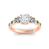 Load image into Gallery viewer, round-cut-celtic-emerald-two-tone-engagement-ring-in-rose-gold-fdens2255rorgemgrangle5-nl-rg.jpg