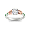 Load image into Gallery viewer, round-cut-celtic-emerald-two-tone-engagement-ring-in-white-gold-fdens2255rorgemgrangle5-nl-wg.jpg
