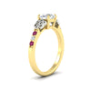 Load image into Gallery viewer, round-cut-celtic-pink-sapphire-two-tone-engagement-ring-in-yellow-gold-fdens2255rorgsadrpiangle2-nl-yg.jpg