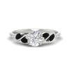 Load image into Gallery viewer, round-cut-curved-vine-black-diamond-engagement-ring-in-white-gold-fdens11635rorgblacksleep-nl-wg.jpg?v=1763110620