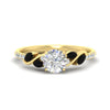 Load image into Gallery viewer, round-cut-curved-vine-black-diamond-engagement-ring-in-yellow-gold-fdens11635rorgblacksleep-nl-yg.jpg?v=1763110620