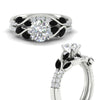 Load image into Gallery viewer, round-cut-curved-vine-black-diamond-wedding-ring-set-in-white-gold-fdens11635rogblackangle3-nl-wg_299a986b-4975-468d-beae-9bb60d8d09d6.jpg?v=1764647087
