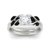Load image into Gallery viewer, round-cut-curved-vine-black-diamond-wedding-ring-set-in-white-gold-fdens11635rogblackangle5-nl-wg.jpg?v=1764647005