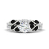 Load image into Gallery viewer, round-cut-curved-vine-black-diamond-wedding-ring-set-in-white-gold-fdens11635rogblacksleep-nl-wg_26d9973e-7ab1-4985-a69c-2f072e7e7b35.jpg?v=1764647087