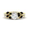 Load image into Gallery viewer, round-cut-curved-vine-black-diamond-wedding-ring-set-in-yellow-gold-fdens11635rogblacksleep-nl-yg_c04d2890-9002-4da5-b57d-2d4b7eec67cf.jpg?v=1764647087