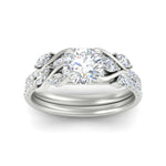 Load image into Gallery viewer, round-cut-curved-vine-diamond-wedding-ring-set-in-white-gold-fdens11635roangle5-nl-wg_7fcb50d3-d5d4-4d9f-aeb2-23aa492d19c9.jpg?v=1764647087