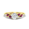 Load image into Gallery viewer, round-cut-curved-vine-pink-sapphire-engagement-ring-in-yellow-gold-fdens11635rorgsadrpisleep-nl-yg.jpg?v=1763110545
