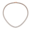 Load image into Gallery viewer, round-cut-diamond-7-carat-tennis-necklace-in-FDNK11334-(0.04CT)ANGLE1-NL-RG