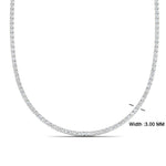Load image into Gallery viewer, round-cut-diamond-7-carat-tennis-necklace-in-FDNK11334-(0.04CT)ANGLE1-NL-WG