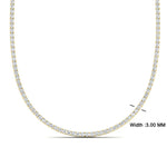 Load image into Gallery viewer, round-cut-diamond-7-carat-tennis-necklace-in-FDNK11334-(0.04CT)ANGLE1-NL-YG