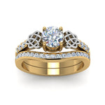 Load image into Gallery viewer, round-cut-diamond-channel-band-celtic-bridal-set-in-14K-yellow-gold-FDENS2255B2ROANGLE5-NL-YG_c858a014-06b1-40a0-abae-f7740b9f27e6?v=1756980511