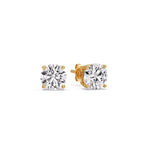 Load image into Gallery viewer, round-cut-diamond-earring-3-carat-in-yellow-gold-FDEAR-10411ROANGLE1-3.00CT-NL-YG.jpg?v=1763443498