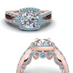Load image into Gallery viewer, round-cut-diamond-engagement-ring-with-blue-topaz-in-FD1109RORGICBLTOANGLE3-NL-RG