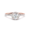 Load image into Gallery viewer, round-cut-diamond-halo-petite-engagement-ring-in-rose-gold-FD8523RORANGLE3-NL-RG