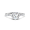 Load image into Gallery viewer, round-cut-diamond-halo-petite-engagement-ring-in-white-gold-FD8523RORANGLE3-NL-WG