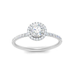 Load image into Gallery viewer, round-cut-diamond-halo-petite-engagement-ring-in-white-gold-FD8523RORANGLE3-NL-WG