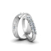 Load image into Gallery viewer, round-cut-diamond-infinity-style-matching-sets-for-him-and-her-in-18K-white-gold-FD8172B-NL-WG.jpg