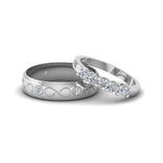 Load image into Gallery viewer, round-cut-diamond-infinity-style-matching-sets-for-him-and-her-in-950-Platinum-FD8172B-NL-WG.jpg