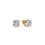 Load image into Gallery viewer, Round Diamond Stud Earring For Women