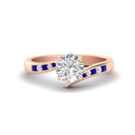 Load image into Gallery viewer, round-cut-diamond-swirl-channel-set-sapphire-wedding-ring-in-rose-gold-FDENS4028RORGSABL-NL-RG_2ea65d22-dd7e-4531-96f3-07b398787ba2.jpg?v=1754996174
