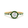Load image into Gallery viewer, round-cut-emerald-halo-petite-engagement-ring-in-yellow-gold-FD8523RORGEMGRANGLE3-NL-YG