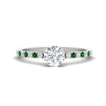 Load image into Gallery viewer, round-cut-french-pave-emerald-engagement-ring-in-white-gold-FD11408RORGEMGR-NL-WG_31911d1a-3996-47e6-a8f0-a0b01e665a4b?v=1762849818