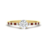 Load image into Gallery viewer, round-cut-french-pave-ruby-engagement-ring-in-yellow-gold-FD11408RORGRUDR-NL-YG_7ab172ee-21ed-496a-bb38-cb6aca95cfac?v=1762849818