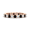 Load image into Gallery viewer, round-cut-full-eternity-1.60-carat-diamond-and-black-diamond-wedding-band-in-rose-gold-FD8072ROBGBLACK-1.61CT-NL-RG?v=1751956605