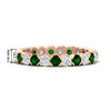 Load image into Gallery viewer, round-cut-full-eternity-1.60-carat-diamond-and-emerald-wedding-band-in-rose-gold-FD8072ROBGEMGR-1.61CT-NL-RG-HW?v=1751956604
