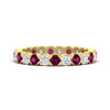 Load image into Gallery viewer, round-cut-full-eternity-1.60-carat-diamond-and-pink-sapphire-wedding-band-in-yellow-gold-FD8072ROBGSADRPI-1.61CT-NL-YG?v=1751956609