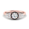 Load image into Gallery viewer, round-cut-halo-cluster-accent-black-diamond-engagement-ring-in-rose-gold-FD10512RORGBLACK-NL-RG.jpg?v=1770117321