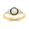 Load image into Gallery viewer, round-cut-halo-cluster-accent-black-diamond-engagement-ring-in-yellow-gold-FD10512RORGBLACKANGLE5-NL-YG.jpg?v=1770117321