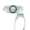 Load image into Gallery viewer, round-cut-halo-cluster-accent-emerald-engagement-ring-in-white-gold-FD10512RORGEMGRANGLE3-NL-WG.jpg?v=1770117322
