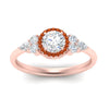 Load image into Gallery viewer, round-cut-halo-cluster-accent-orange-sapphire-engagement-ring-in-rose-gold-FD10512RORGSAORANGLE5-NL-RG.jpg?v=1770117321