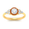 Load image into Gallery viewer, round-cut-halo-cluster-accent-orange-sapphire-engagement-ring-in-yellow-gold-FD10512RORGSAORANGLE5-NL-YG.jpg?v=1770117322