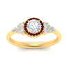Load image into Gallery viewer, round-cut-halo-cluster-accent-ruby-engagement-ring-in-yellow-gold-FD10512RORGRUDRANGLE5-NL-YG.jpg?v=1770117321