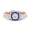Load image into Gallery viewer, round-cut-halo-cluster-accent-sapphire-engagement-ring-in-rose-gold-FD10512RORGSABL-NL-RG.jpg?v=1770117321