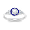 Load image into Gallery viewer, round-cut-halo-cluster-accent-sapphire-engagement-ring-in-white-gold-FD10512RORGSABLANGLE5-NL-WG.jpg?v=1770117321