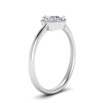 Load image into Gallery viewer, round-cut-hexagon-solitaire-engagement-ring-in-white-gold-FD9162RORANGLE2-NL-WG