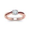 Load image into Gallery viewer, round-cut-infinity-twist-diamond-engagement-ring-with-ruby-in-14K-rose-gold-FD8253RORGRUDR-NL-RG