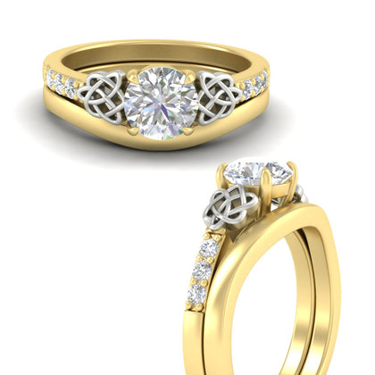round-cut-lab-diamond-celtic-knot-ring-set-with-plain-band-in-yellow-gold-fdens2255roangle3-nl-yg-ws3.jpg
