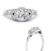 Load image into Gallery viewer, round-cut-lab-diamond-halo-engagement-ring-with-leaf-accents-in-platinum-FD9827RORANGLE3-NL-WG.jpg?v=1770891318