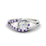 Load image into Gallery viewer, Swirl Split Diamond Ring For Women
