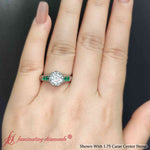 Load image into Gallery viewer, Beautiful Filigree 6 Prong Diamond Ring