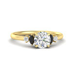 Load image into Gallery viewer, round-cut-marquise-and-round-accented-black-diamond-engagement-ring-in-yellow-gold-fdenr11621rogblacksleep-nl-yg_a57536e5-31c7-4a77-ba01-be5a7f4763c6.jpg?v=1766474362