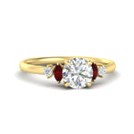 Load image into Gallery viewer, round-cut-marquise-and-round-accented-ruby-engagement-ring-in-yellow-gold-fdenr11621rogrudrsleep-nl-yg_efca2d39-7af0-485e-adf2-14a44c725a96.jpg?v=1766474362