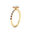 Load image into Gallery viewer, round-cut-ruby-halo-petite-engagement-ring-in-yellow-gold-FD8523RORGRUDRANGLE3-NL-YG